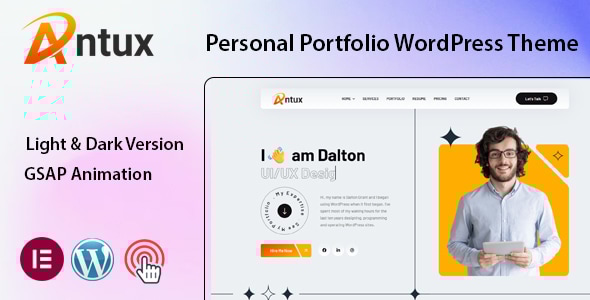 Antux - Personal Portfolio WordPress Theme Logo